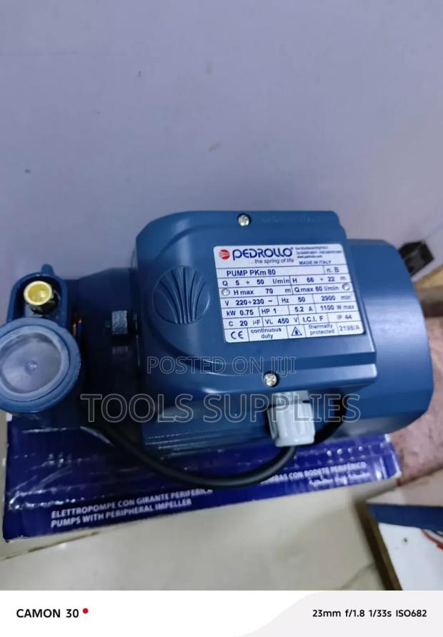 Pedrollo Water Pump 70 M Head/60 Litres/ Min
