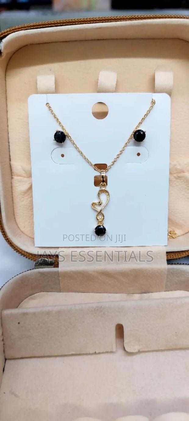 Coordinated Set of Necklaces and Earrings - main view