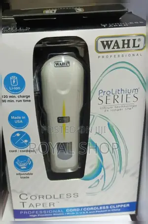 Prorithium Wahl Shaving Machine