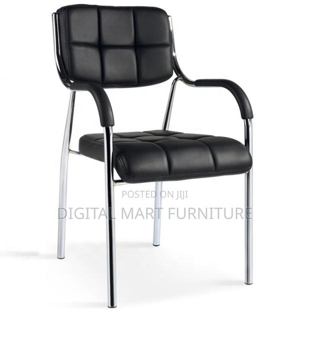 Four Leg Stack Black Chair - thumbnail 3