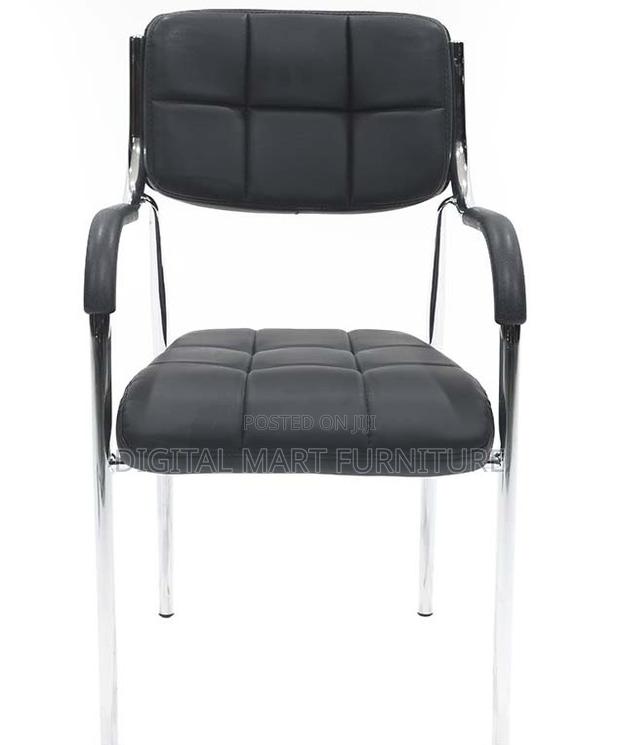 Four Leg Stack Black Chair - thumbnail 4