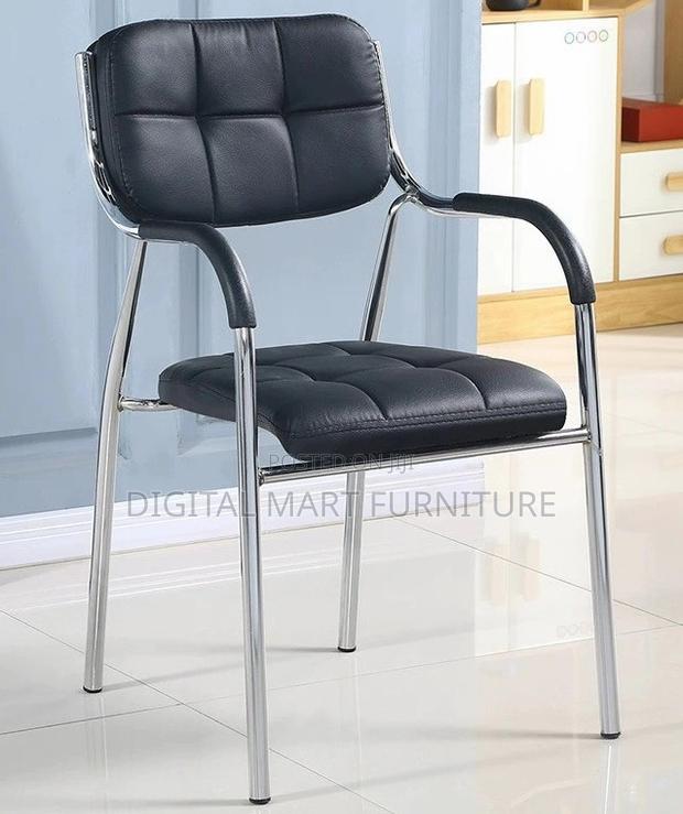 Four Leg Stack Black Chair - thumbnail 6
