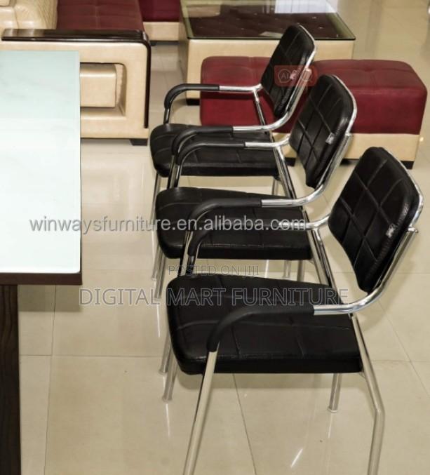 Four Leg Stack Black Chair - thumbnail 7