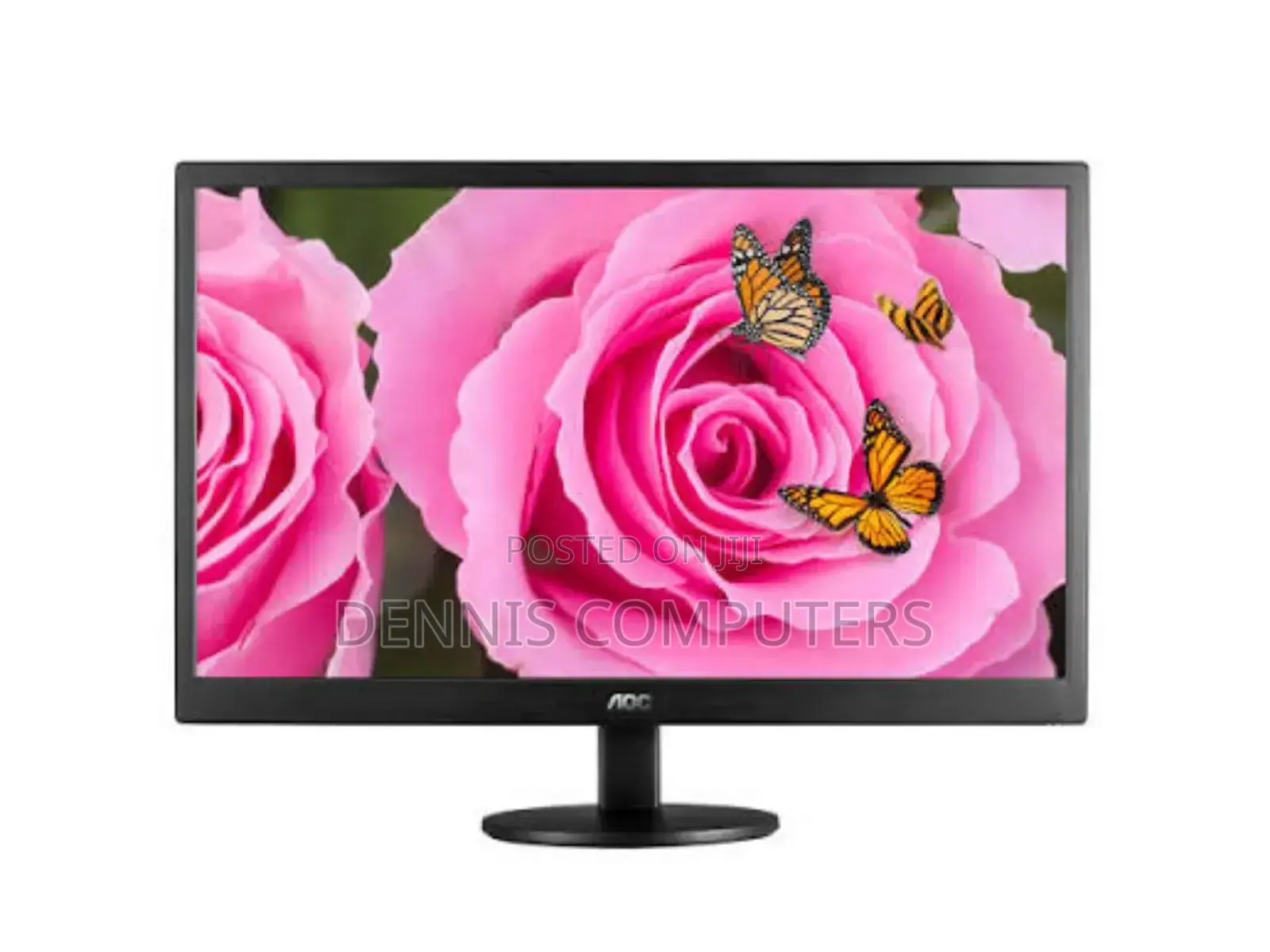 "Aoc E970swn 18.5"" Hd Monitor, Black Colour Connectivity
