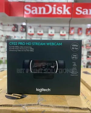 Logitech C922 Hd Pro Webcam With 1080p Resolution
