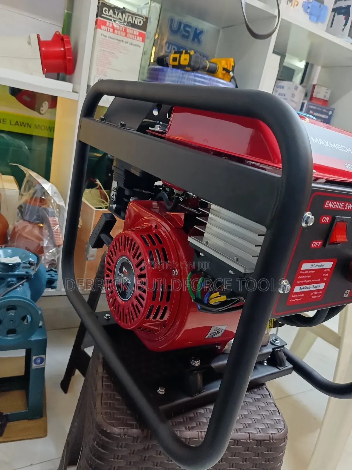 Maxmech 1.3kva Petrol-Powered Welding Generator
