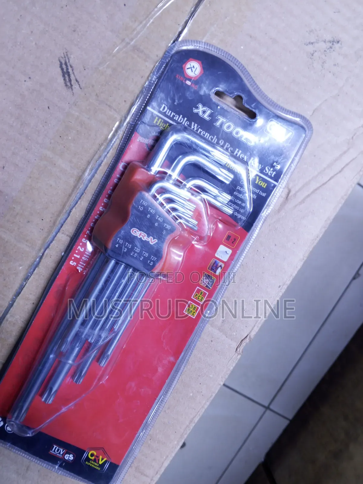 Xl Tool Durable 9pcs Hex Key Set