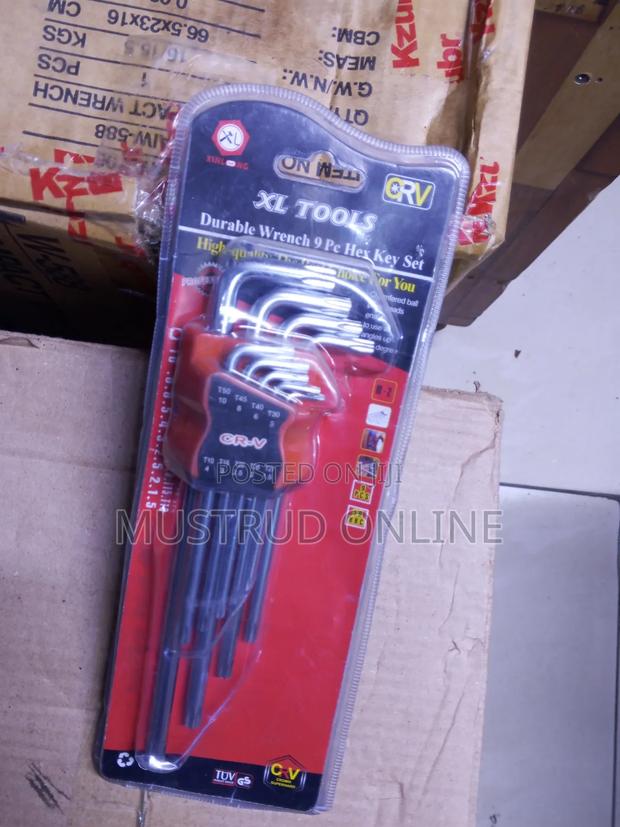 Xl Tool Durable 9pcs Hex Key Set - thumbnail 3