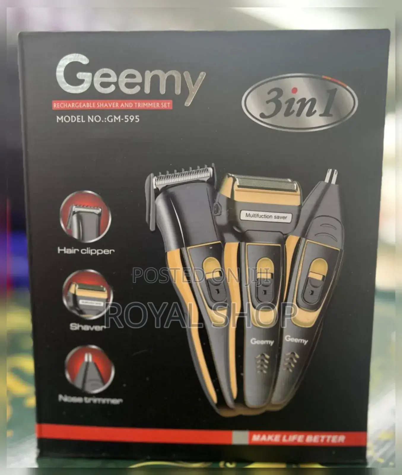 Geemy Shaver 3 in 1