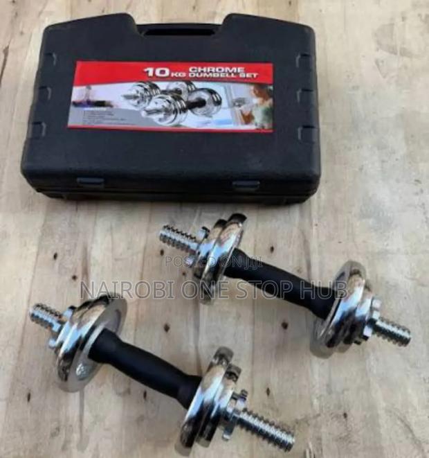 10kg Chrome Dumbbell (Ctn Package)