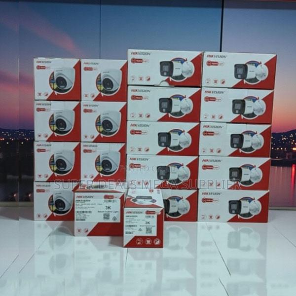 Hikvision 1080p Smart Hybrid Light 2mp CCTV Cameras With Audio Support