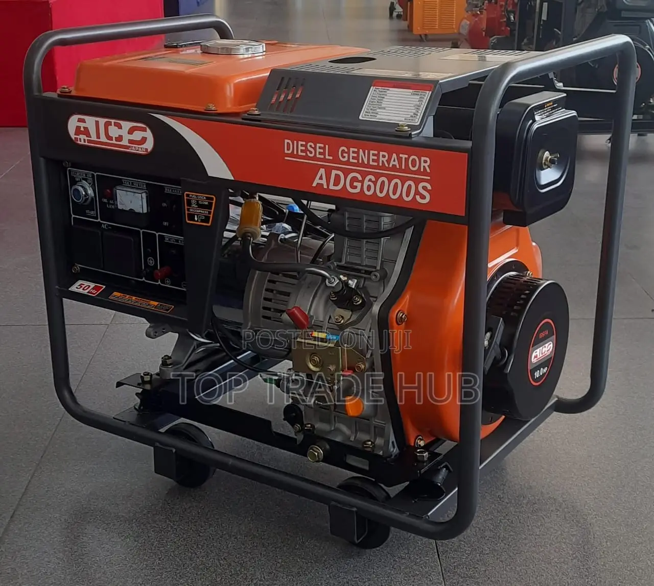 Adg6000s Aico Japan Diesel Generator Air-cooled Rated Output 7.5kva