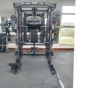 Integrated Smith Machine With Cable Cross Over