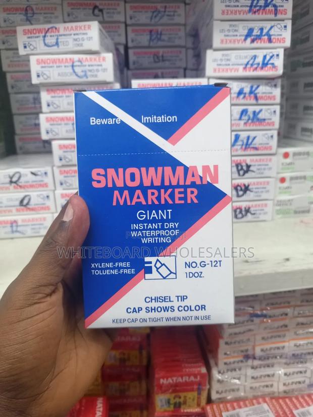 Snowman Permanent Marker PKT - main view