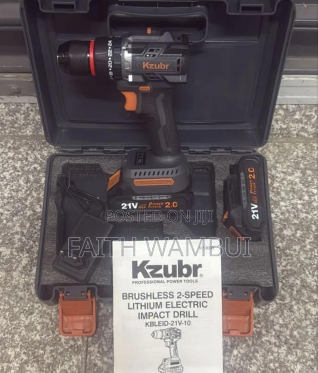 Professional Kzubr Brushless Lithium Electric Impact Drill/Impact Dril