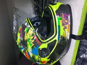 Helmet. Gike Speed Motor-cycle.Bike Splatter-Style Graphic Design.