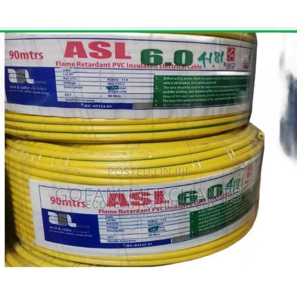Asl Single 6.0 Mm Cable