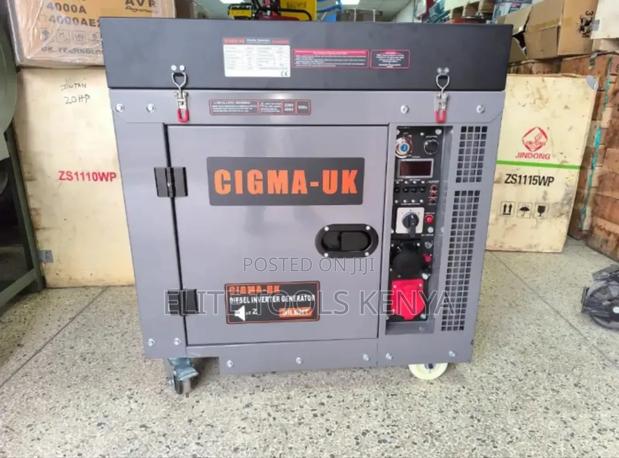 10kva Cigma-Uk Diesel Silent Inverter Generator Complete With Ats - main view