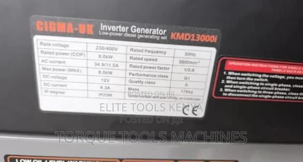 10kva Cigma-Uk Diesel Silent Inverter Generator Complete With Ats - thumbnail 2