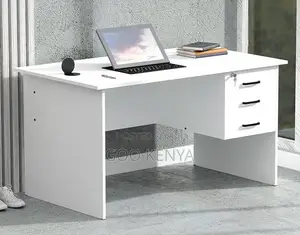 Office Desk; 1.2m Modern Wood MDF Grain Office Desk for Computer