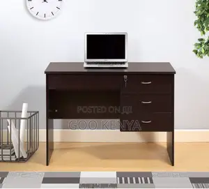 Office Desk; 1.2m Modern Wood MDF Grain Office Desk for Computer