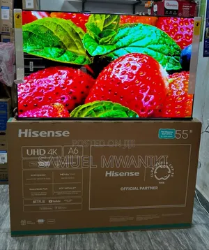 Hisense 55" Uhd Smart Tv Frameless Amazon Alexa, HDR Latest Model