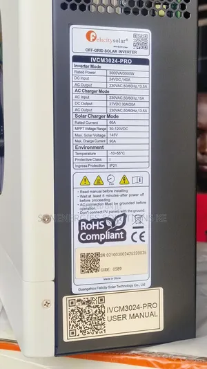 3000w 24v Felecity Hybrid Inverter