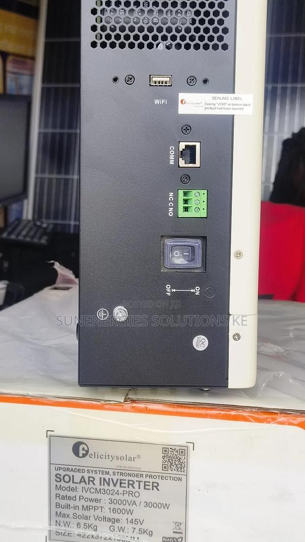 3000w 24v Felecity Hybrid Inverter - thumbnail 3