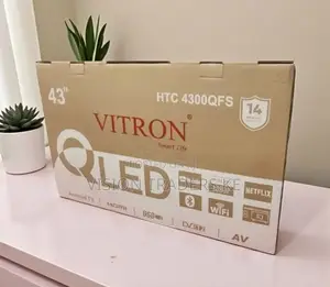 *Vitron 43" Qled Smart Android Frameless With Bluetooth