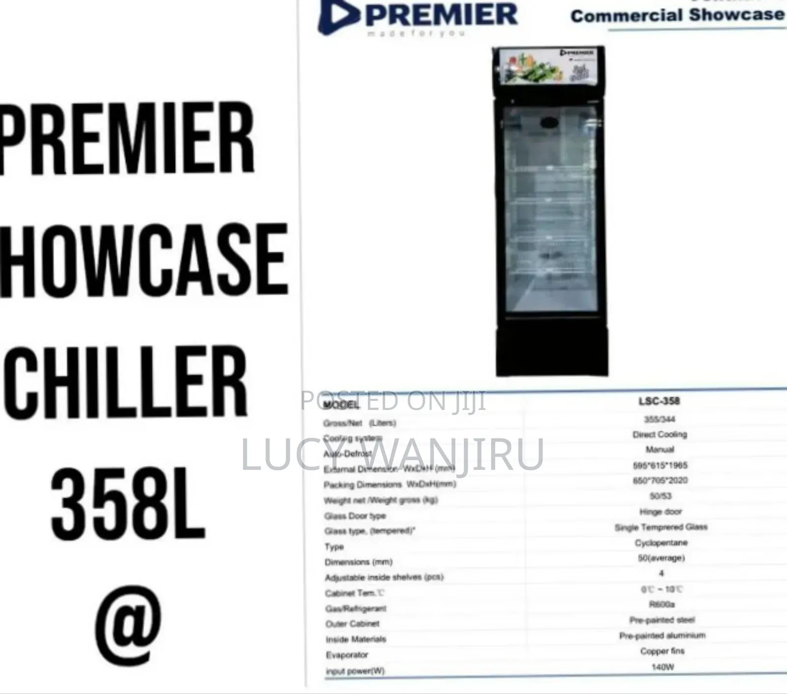 Quality Showcase Chiller/ Chiller