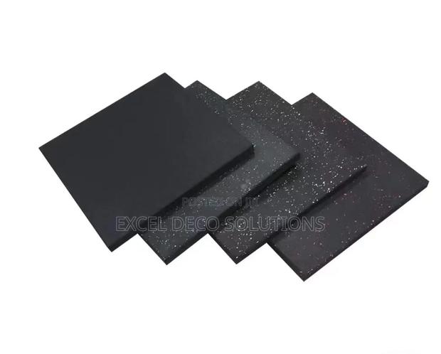 Gym Exercise Mats_ Shock Absorbing and Easy to Clean