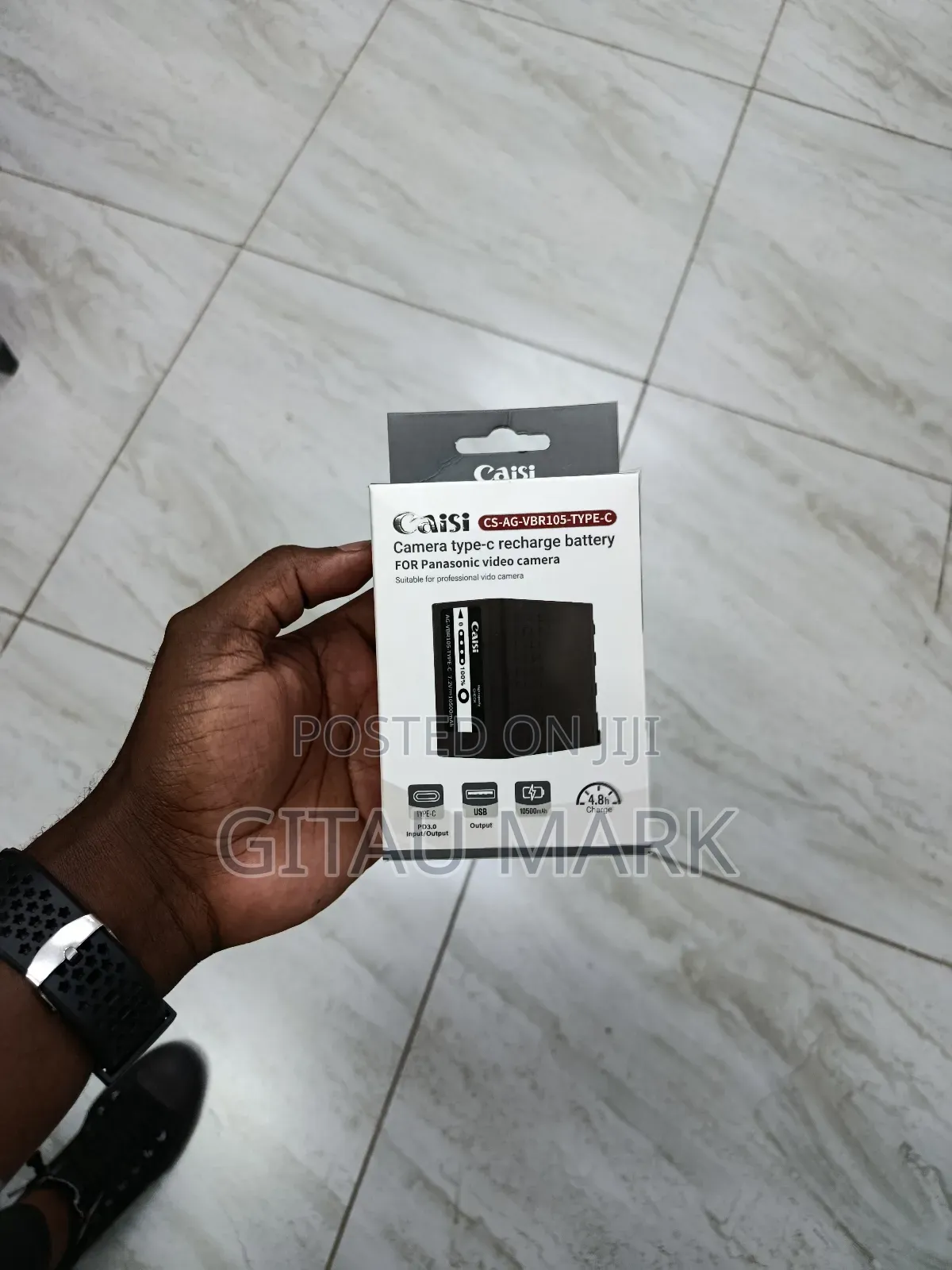 Caisi VBR 105 Type C Battery for Panasonic Cameras