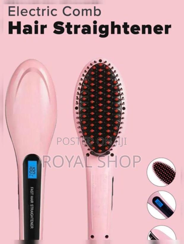 Hair Brush Straightener