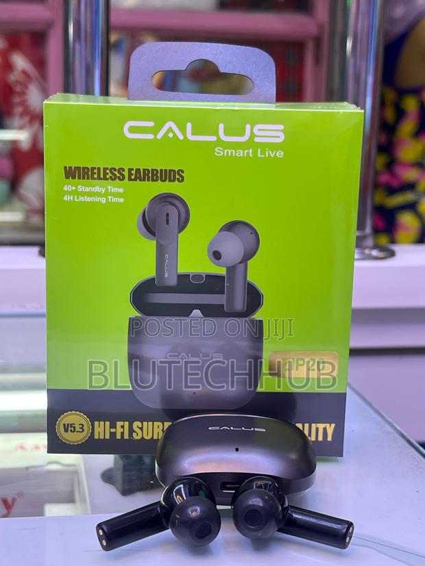 Calus Zip 20 Wireless Earbuds V5.3 With Noise Reduction – Black