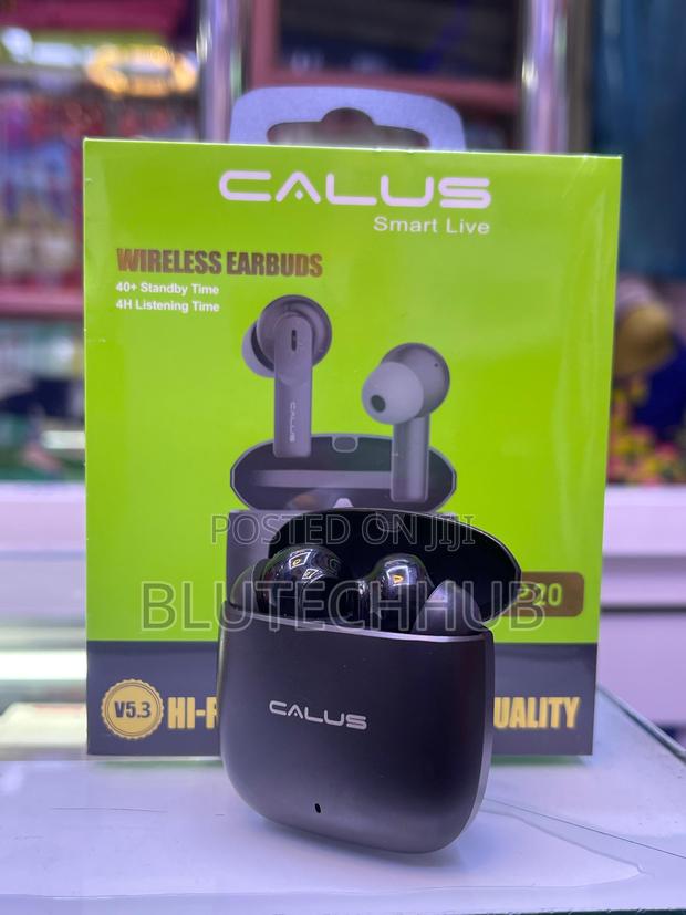 Calus Zip 20 Wireless Earbuds V5.3 With Noise Reduction – Black - thumbnail 2