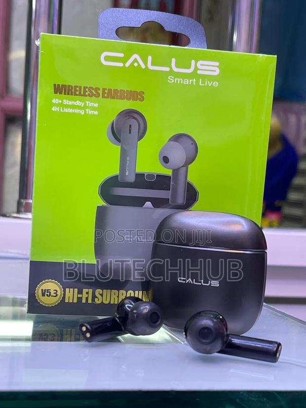 Calus Zip 20 Wireless Earbuds V5.3 With Noise Reduction – Black - thumbnail 4