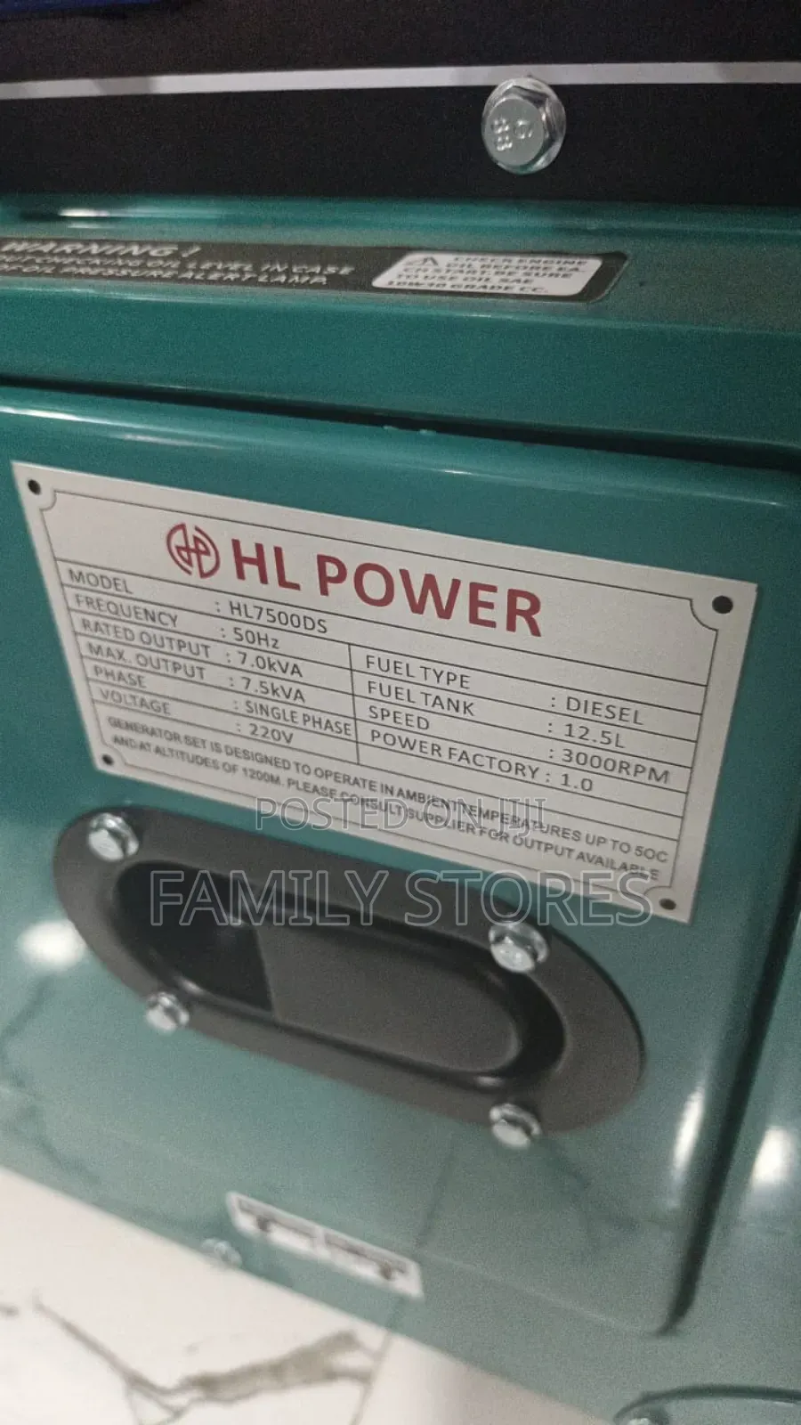 7.5kva Power Backup Genset
