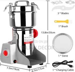 1500g Commercial Spice Electric Grain Mill Grinder Flour Mill Machine
