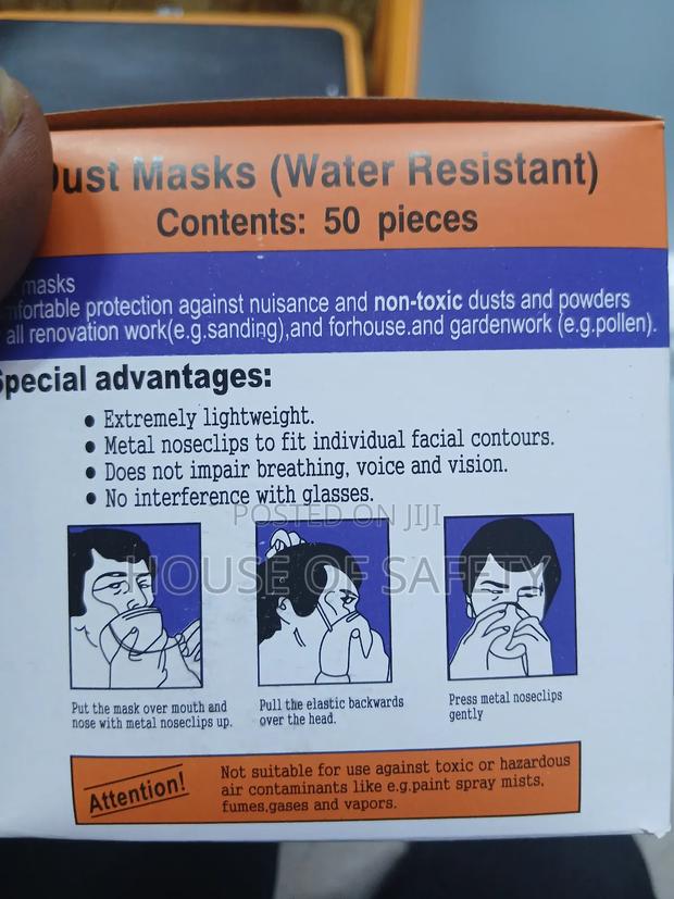 Water Resistant Dust Masks - thumbnail 3