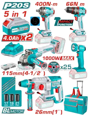 1.5pc Cordless Industrial Combo Kit