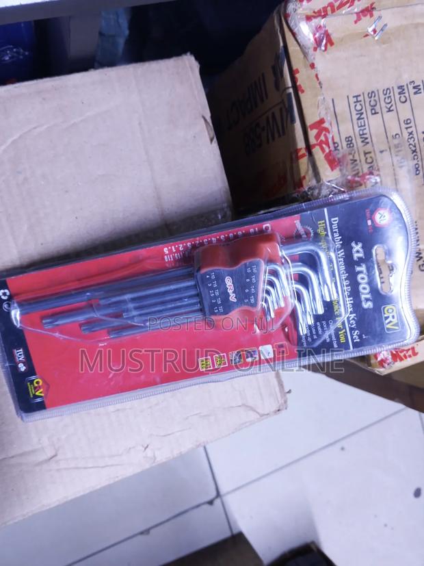 (Allankey)9pcs Hex Key