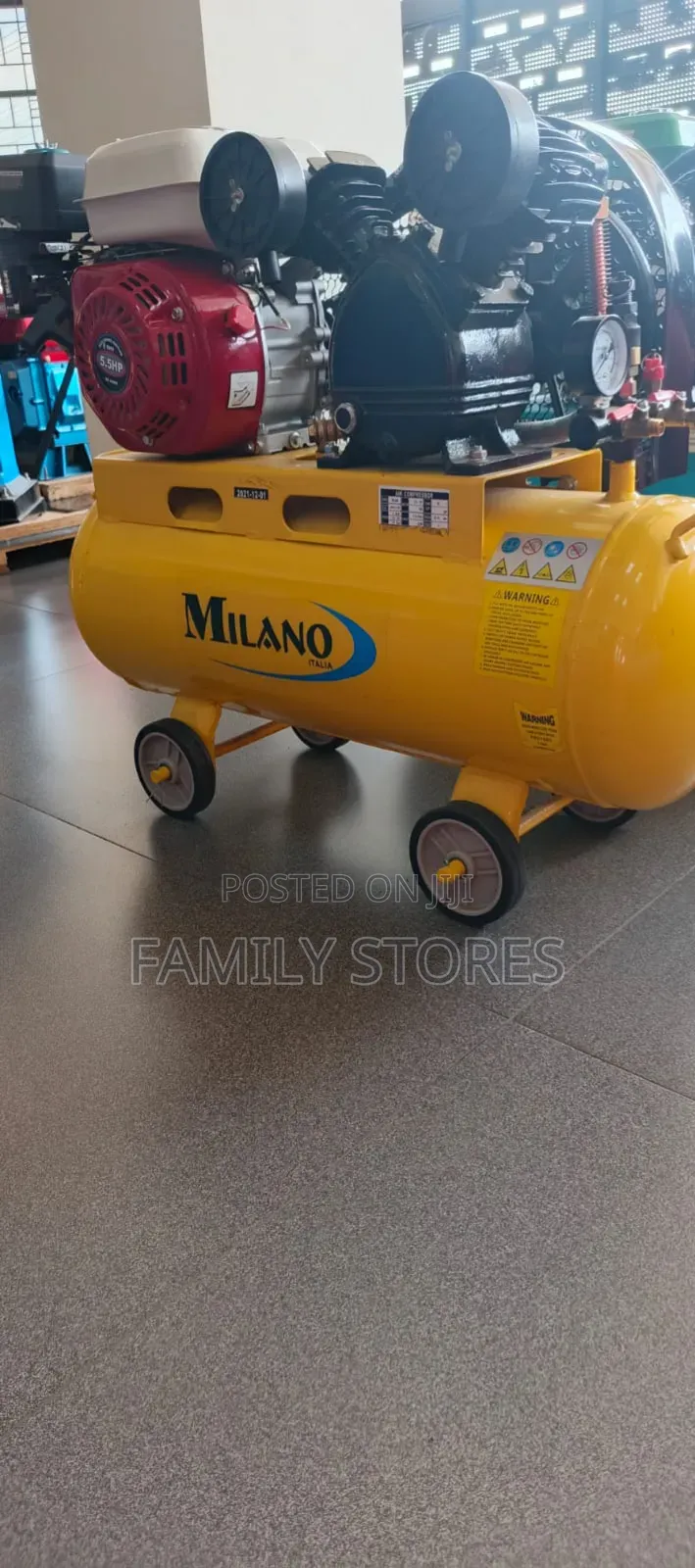 Milano Industrial Compressor 50l Petrol