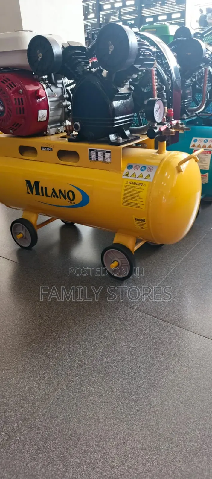 Milano Industrial Compressor 50l Petrol