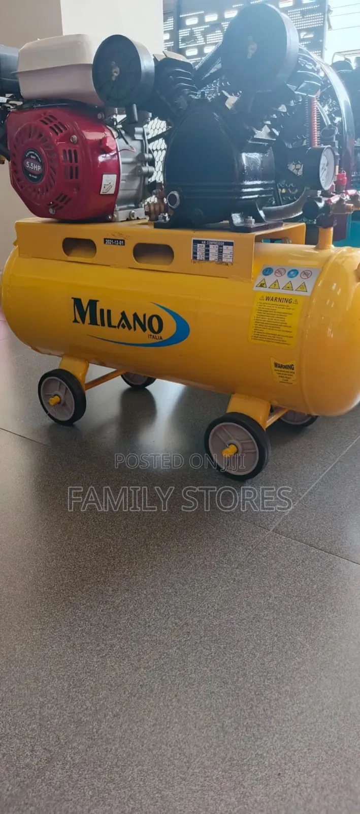 Milano Industrial Compressor 50l Petrol