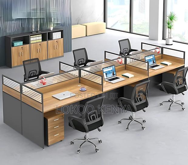 Workstation; 6 Way Modular Imported Working Station Set - thumbnail 2