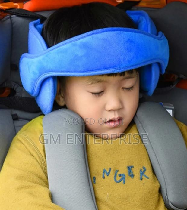 Kids Car Headrest Available in Color Pink Grey and Blue