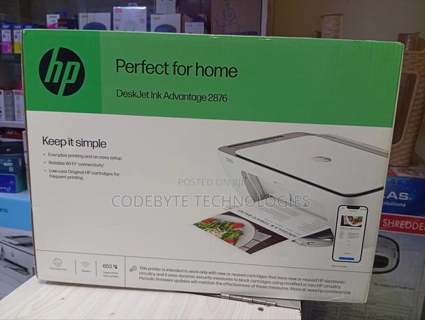 Deskjet Ink Advantage 2876 All-in-One Printer Wifi Printer - thumbnail 3