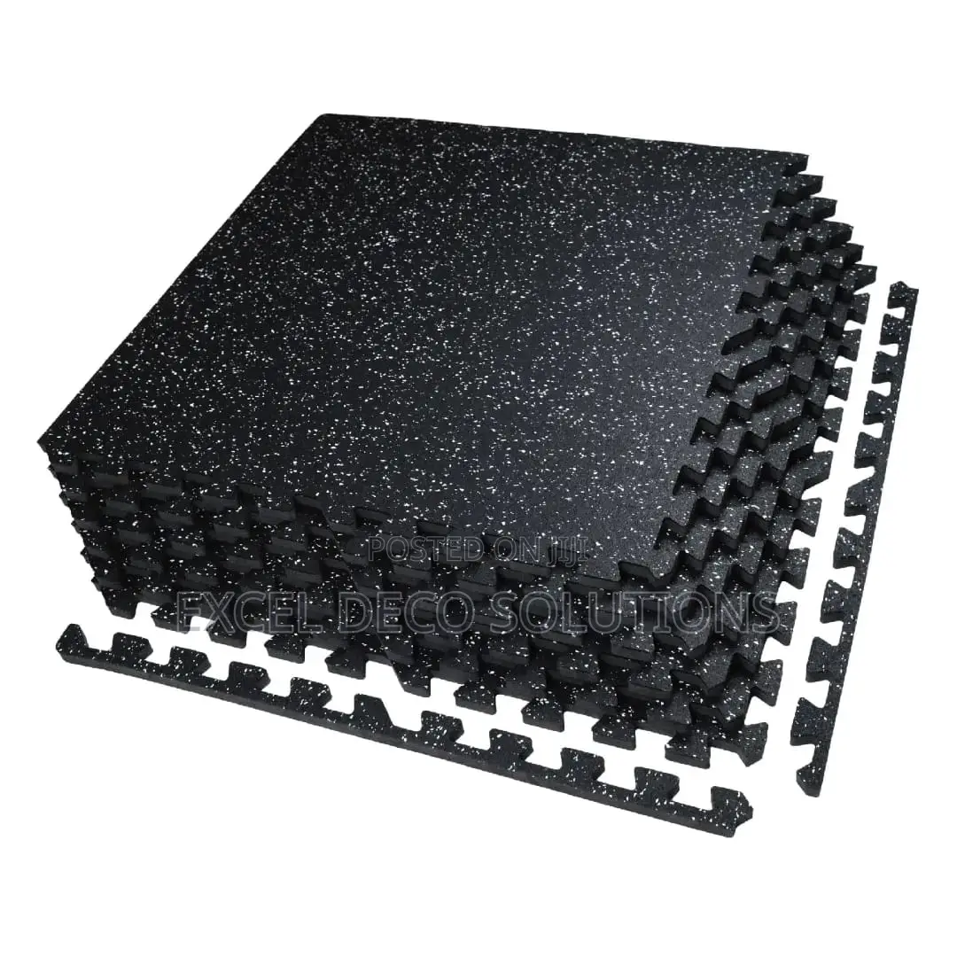 Gym Floor Covering Mats _Noise Reducing and Anti Slip