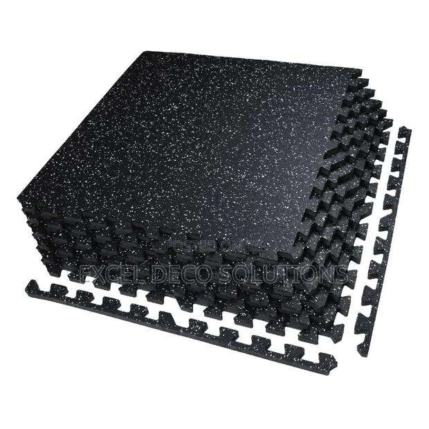 Gym Floor Covering Mats _Noise Reducing and Anti Slip