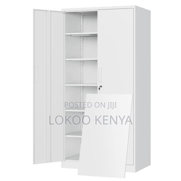 Office Cabinet; Full Locking Steel Metal Office Storage Cabinet - thumbnail 10